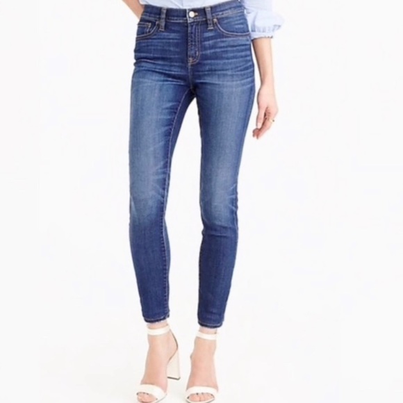 J Crew Lookout High Rise Ankle Skinny Jeans Sz 24 - Picture 1 of 8